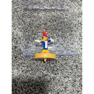 Spinning Top Figure Woody Woodpecker Unisex Blue Excellent 1999 Kmart Toy OS